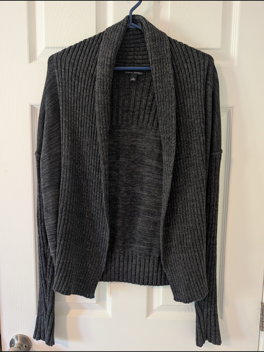 Banana Republic Gray Wrap Knit Cardigan Size S